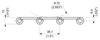 PHD 9857M Series dimension drawing (side view) — Regina Conveyor Catalogue p41