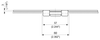 PHD 9857M Series dimension drawing (cross-section) — Regina Conveyor Catalogue p41