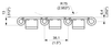 SS 982T Series dimension drawing (side view) — Regina Conveyor Catalogue p42