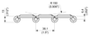 PHDG 915 Series dimension drawing (side view, K 7½) — Regina Conveyor Catalogue p44