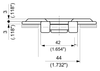 PHDG 915 Series dimension drawing (cross-section, K3¼ - K4½) — Regina Conveyor Catalogue p44