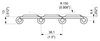 PHDG 2815 Series dimension drawing (side view) — Regina Conveyor Catalogue p45