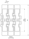 PHDG 2815 Series dimension drawing (top view) — Regina Conveyor Catalogue p45