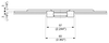 PHDG 9157 Series dimension drawing (cross-section) — Regina Conveyor Catalogue p46