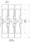 PHDG 9157 Series dimension drawing (top view) — Regina Conveyor Catalogue p46