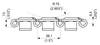 PHDG 981T Series dimension drawing (side view, K 3¼) — Regina Conveyor Catalogue p47
