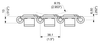 PHDG 981T Series dimension drawing (side view, K 7½) — Regina Conveyor Catalogue p47