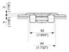 PHDG 981M Series dimension drawing (cross-section, K 3 ¼) — Regina Conveyor Catalogue p48
