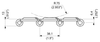 PHDG 9857M Series dimension drawing (side view) — Regina Conveyor Catalogue p49