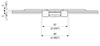 PHDG 9857M Series dimension drawing (cross-section) — Regina Conveyor Catalogue p49