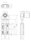 Chiaravalli CHT® Linear Chain Tensioner CHT-ASRU — dimensioned drawing (letters as in the table)