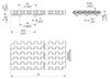 UP 600 Series dimension drawing (with tracking guide) — Regina Conveyor Catalogue p169