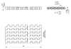 EF 600 Series dimension drawing (without tracking guide) — Regina Conveyor Catalogue p170