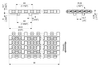 UP 500 Series dimension drawing (with tracking guide) — Regina Conveyor Catalogue p174