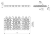 UP 500 Series dimension drawing (without tracking guide) — Regina Conveyor Catalogue p174