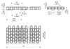 ULF HF 510 Series dimension drawing (with tracking guide) — Regina Conveyor Catalogue p175