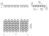 ULF HF 510 Series dimension drawing (without tracking guide) — Regina Conveyor Catalogue p175