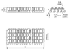 UP LBP 610 Series dimension drawing (without tracking guide) — Regina Conveyor Catalogue p177