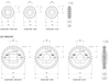 Moulded Solid Drive and Idler Sprockets — 611 Series dimension drawing — Regina Conveyor Catalogue p190