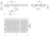 EF 1500 Series dimension drawing (with tracking guide) — Regina Conveyor Catalogue p203