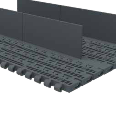 1500 Series Belts with Flights Matveyor modular chain — Regina