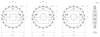 Moulded Split Drive and Idler Sprockets — 1010 Series dimension drawing — Regina Conveyor Catalogue p219