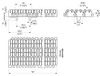 UP LBP XSPM Series dimension drawing (with tracking guide) — Regina Conveyor Catalogue p240