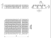 UP LBP XSPM Series dimension drawing (without tracking guide) — Regina Conveyor Catalogue p240
