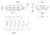UP 793T Series dimension drawing — Regina Conveyor Catalogue p258