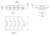 UP 793M Series dimension drawing — Regina Conveyor Catalogue p259