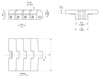 D2K 793L Series dimension drawing — Regina Conveyor Catalogue p260