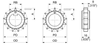 Machined Solid Drive and Idler Sprockets — 4650 Series dimension drawing — Regina Conveyor Catalogue p280