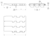 ULF UCCG ATM Series dimension drawing — Regina Conveyor Catalogue p296
