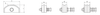 Chiaravalli CHT® Chain Slider CHT-GA / GE / GO — dimensioned drawing (letters as in the table)
