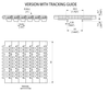 UP 7200 Series Chain dimension drawing (with tracking guide) — Regina Conveyor Catalogue p227