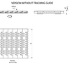 UP 7200 Series Chain dimension drawing (without tracking guide) — Regina Conveyor Catalogue p227