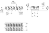 UP RR 611 Series dimension drawing (with tracking guide) — Regina Conveyor Catalogue p186